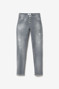 Le Temps grey button jeans