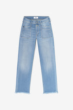 Load image into Gallery viewer, Le Temps blue ankle flared jeans
