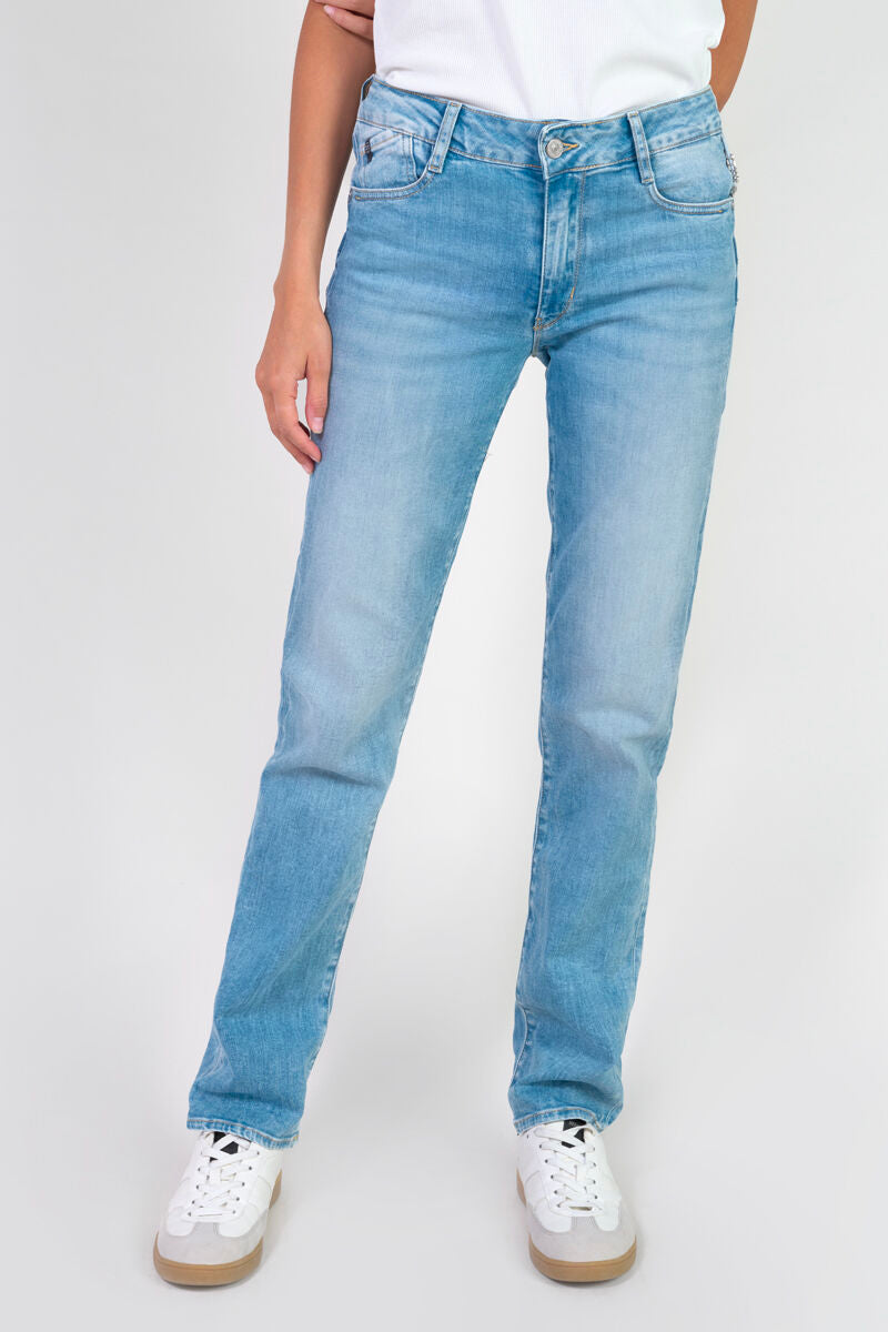 Le Temps light blue straight leg jeans