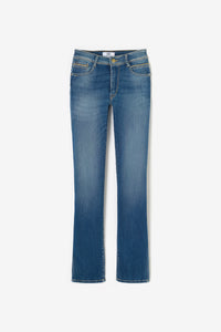 Le Temps medium blue straight leg jeans