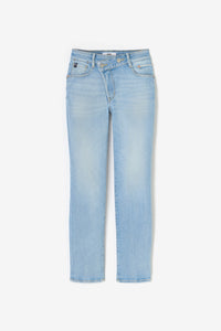 Le Temps asymmetrical button ankle jeans