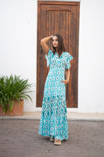 Load image into Gallery viewer, Isla Bonita aqua dress
