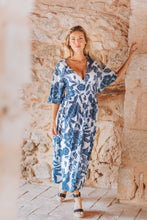 Load image into Gallery viewer, Isla Bonita blue floral dress
