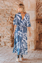 Load image into Gallery viewer, Isla Bonita blue floral dress
