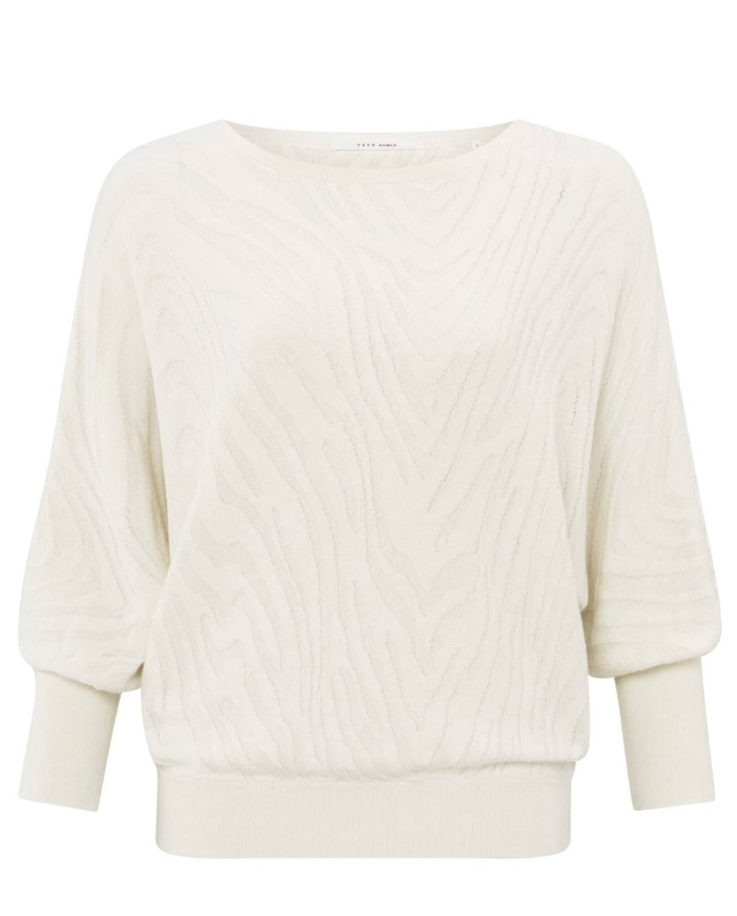 Yaya cream knit