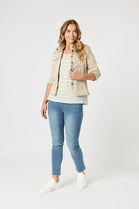 Threadz stone jacket