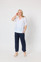 Load image into Gallery viewer, Gordon Smith white linen shirt
