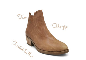 Rio tan leather boot