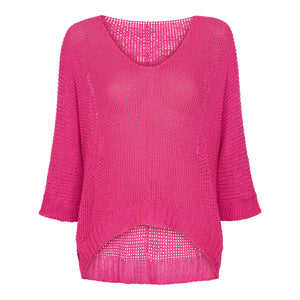 Marta pink summer knit
