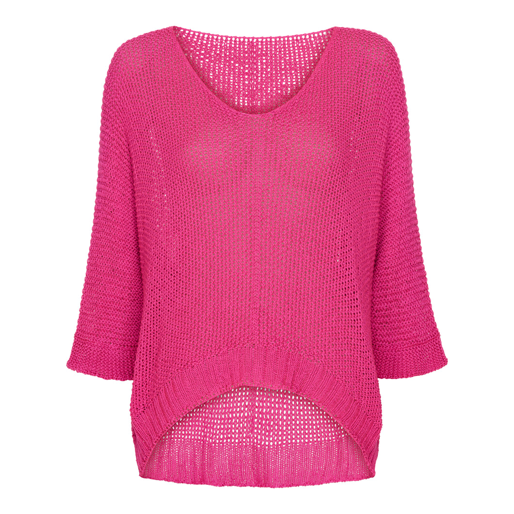 Marta pink summer knit