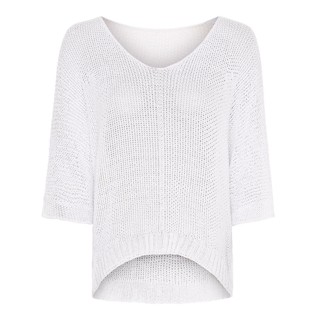Marta white summer knit