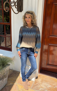 Marta button jeans