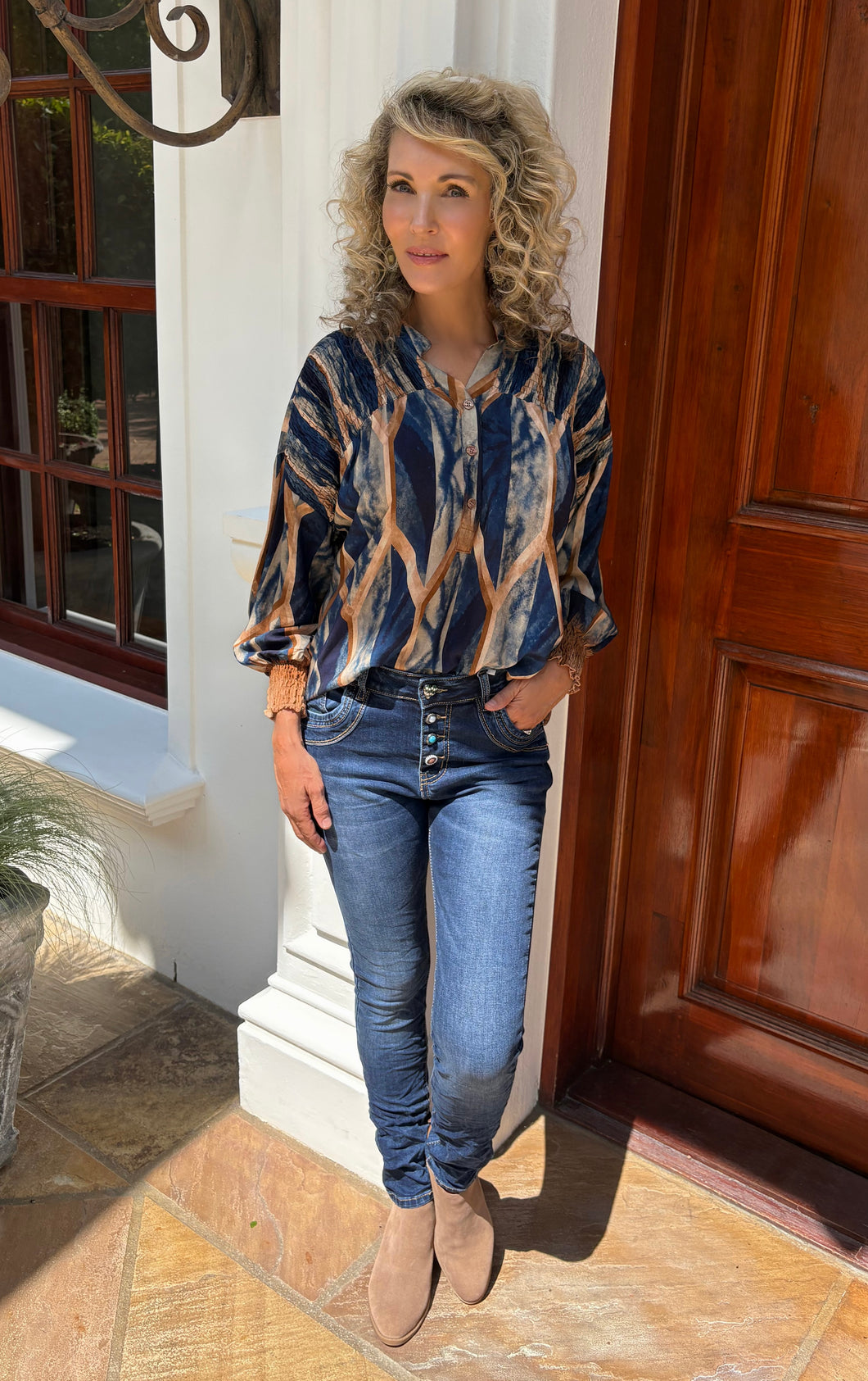 Marta button jeans