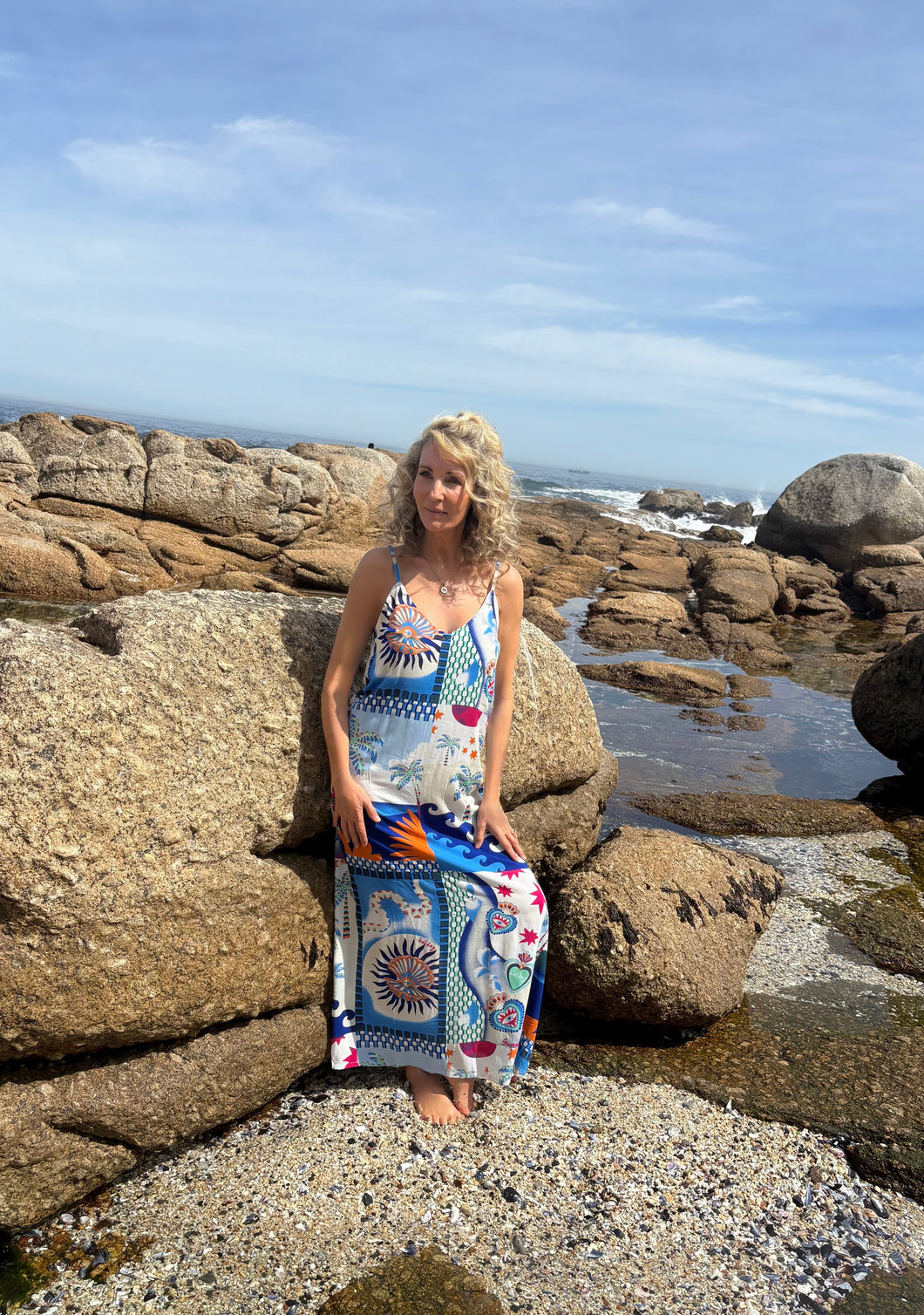 Palme printed dress