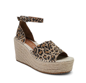 Animal print wedges