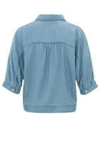 Load image into Gallery viewer, Yaya denim blouse
