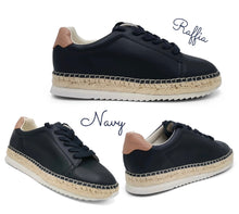 Load image into Gallery viewer, Navy sneakers
