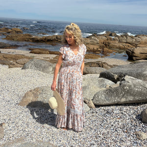 Printed long dress