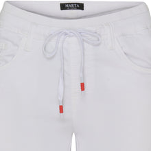 Load image into Gallery viewer, Marta white jogger jeans
