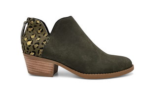 Yara olive leather boot