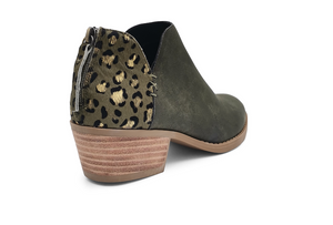 Yara olive leather boot