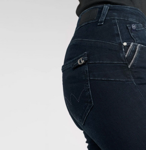 Le Temps blue/black straight leg jeans
