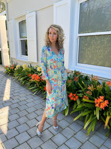 Zizi’s long satin feel dress